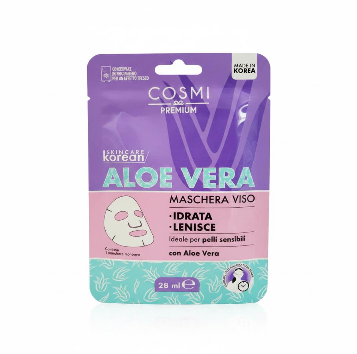 Aloe vera face mask 28ml Cosmi