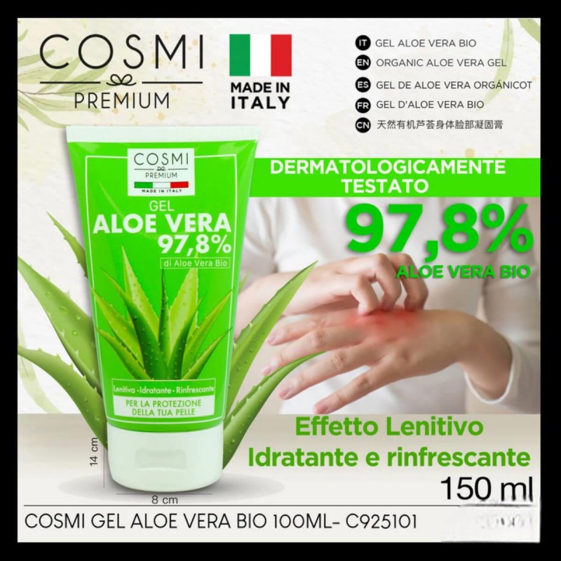 Refreshing body lotion aloe vera 97.8% 150ml Cosmi