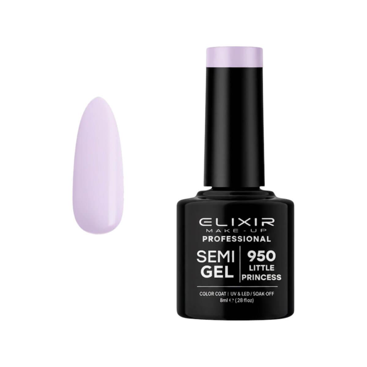 Semi-permanent gel polish semigel 950 little princess 8ml Elixir