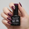 Ημιμόνιμο βερνίκι semigel 883 sangria 8ml Elixir