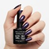 Ημιμόνιμο βερνίκι semigel 865 metallic japanese violet 8ml Elixir