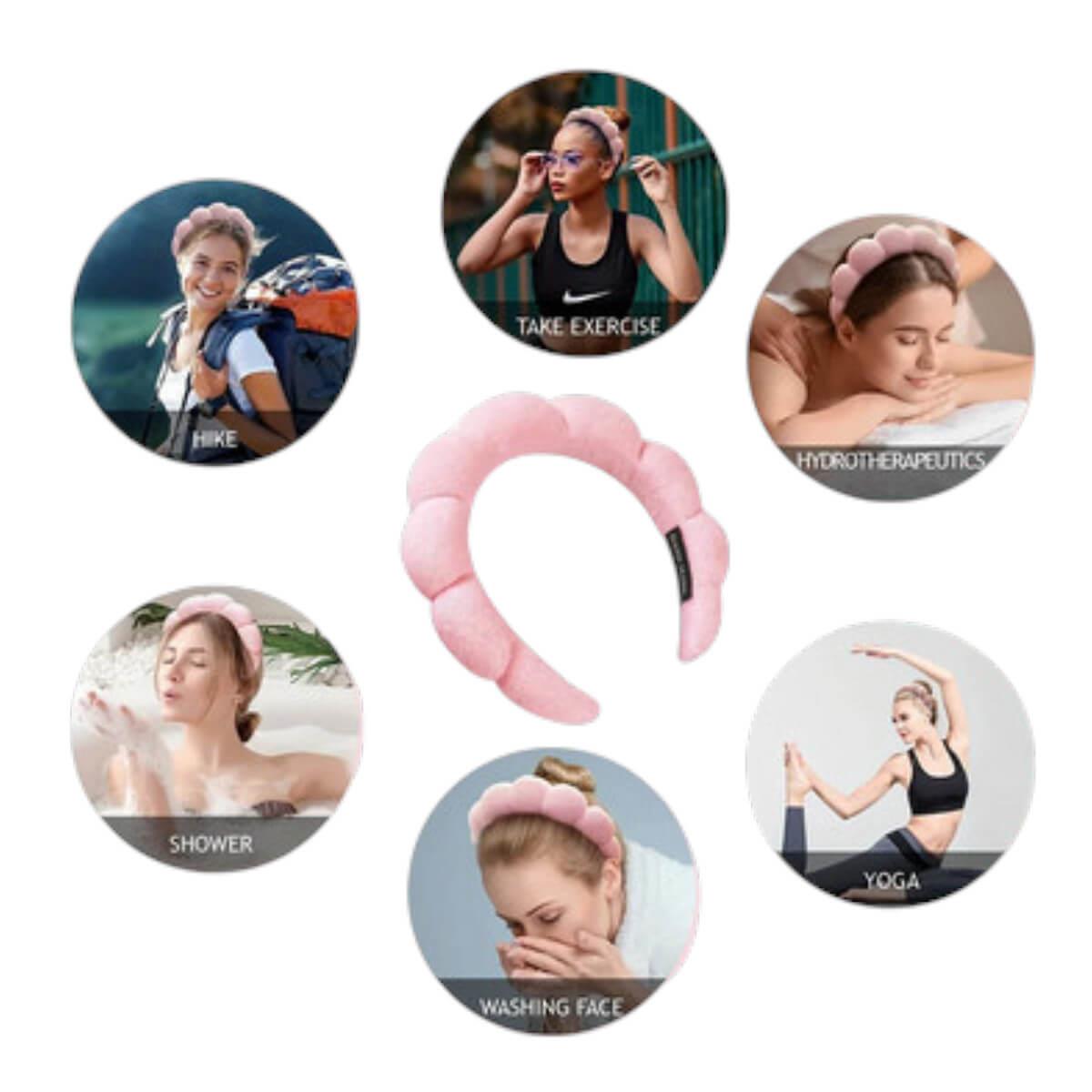 Σετ Spa Headband & Wrist Band