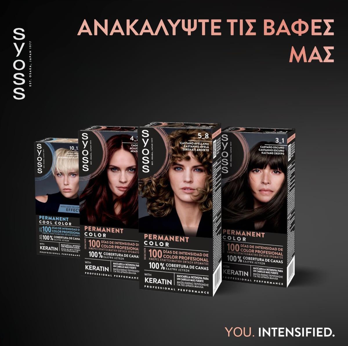 Permanent hair dye Syoss