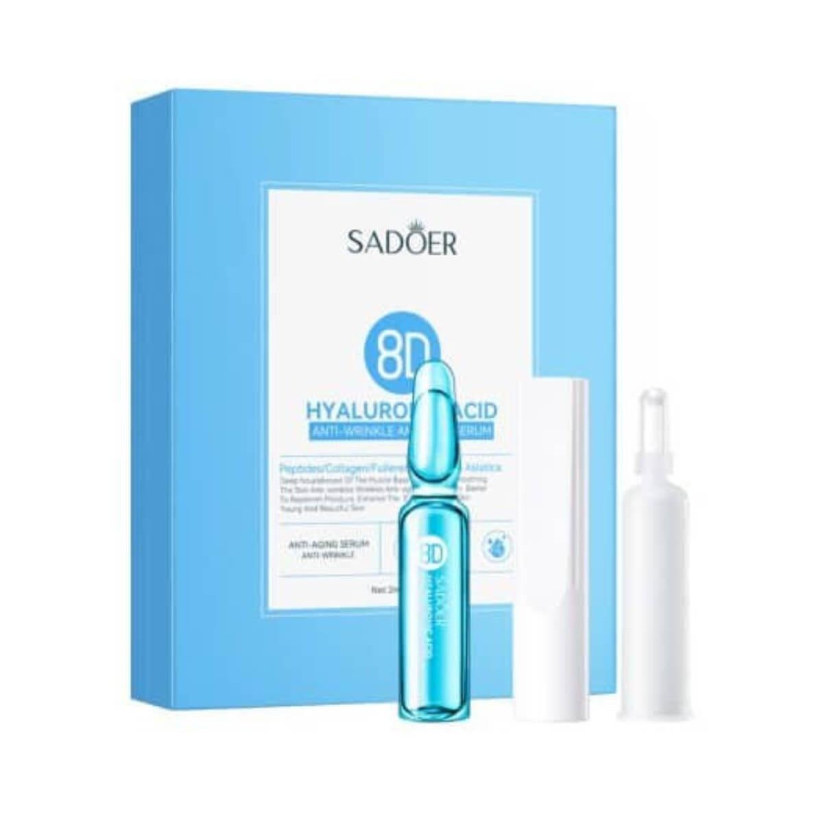 Σετ αμπούλες αντιγήρανσης και επανόρθωσης  8D Hyaluronic acid 28pcs Sadoer
