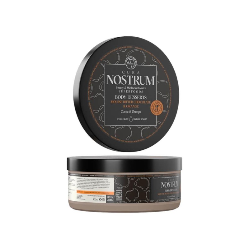 Body desserts mousse bitter chocolate & orange 500ml Nostrum