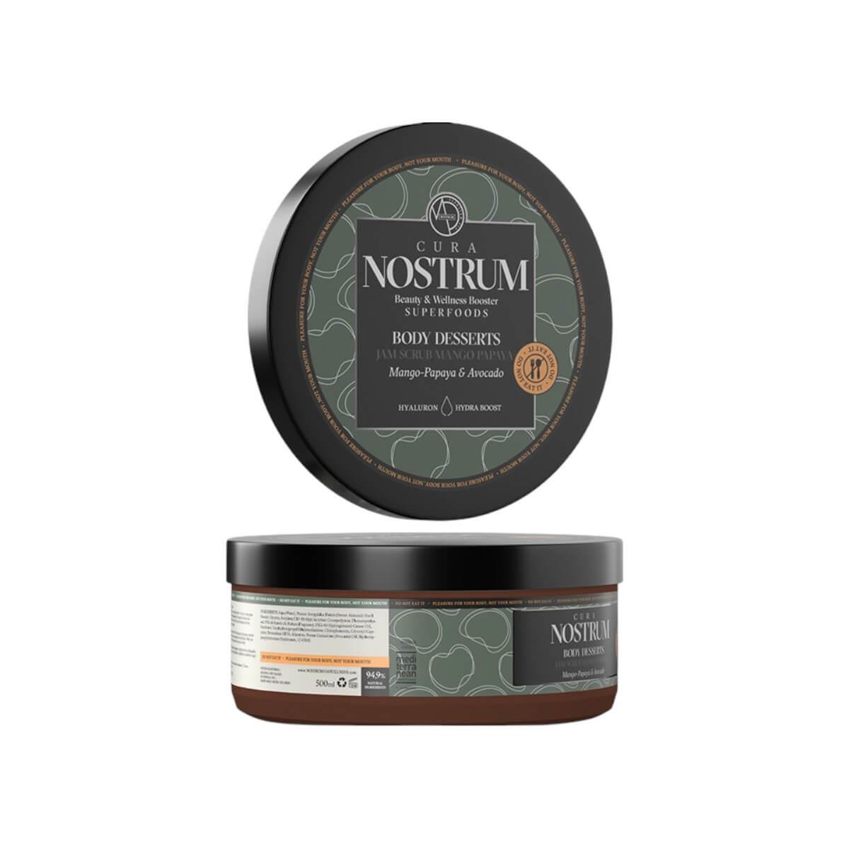 Body desserts jam scrub mango papaya 500ml Nostrum