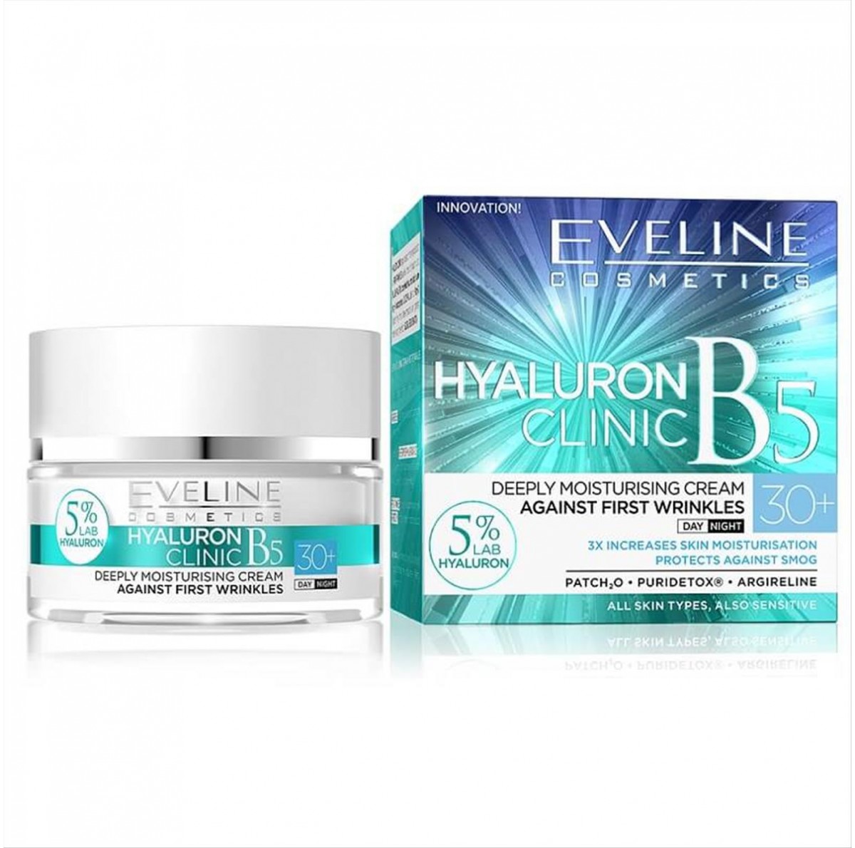 Eveline Hyaluron Clinic 30+ Anti Wrinkle Cream 50ml