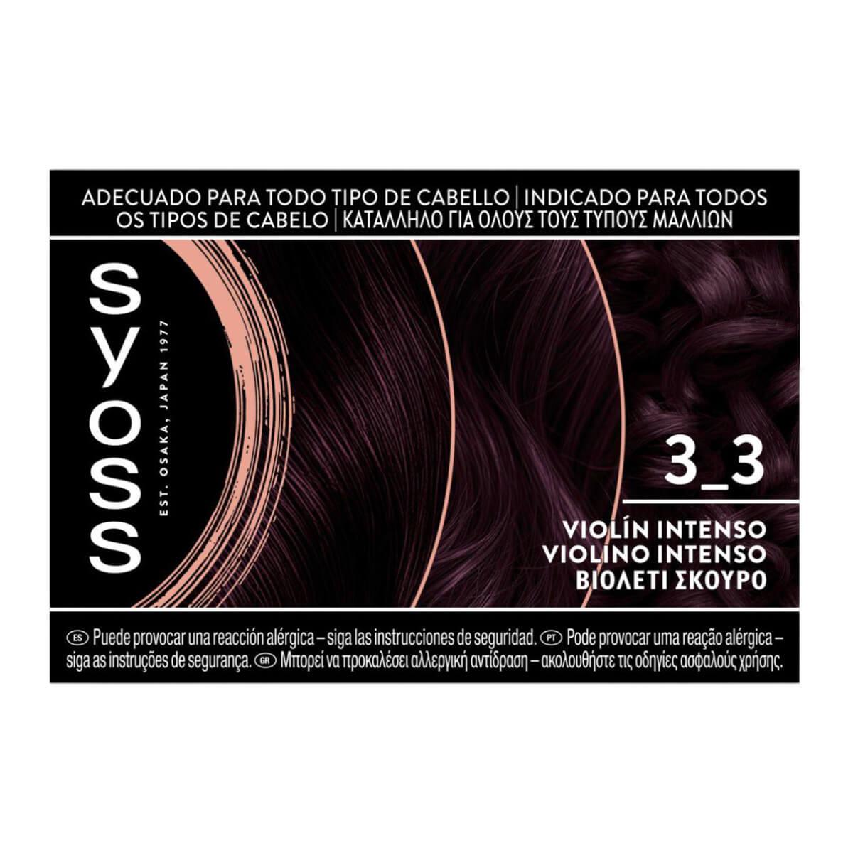 Permanent hair dye 3-3 dark violet Syoss