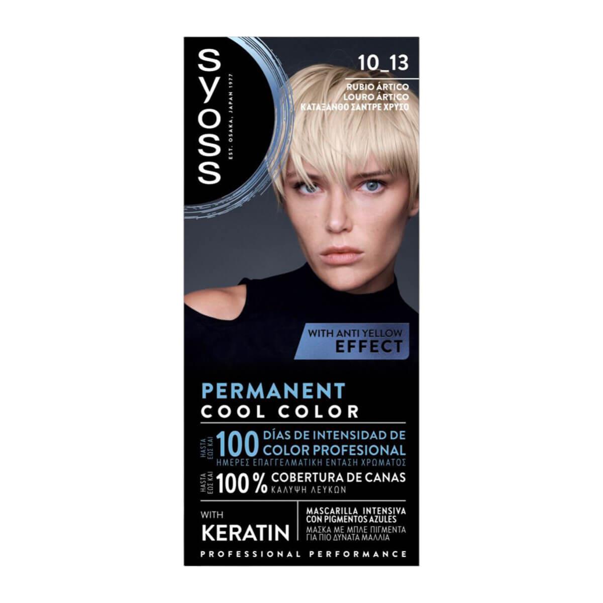 Permanent hair dye 10-13 arctic blond Syoss