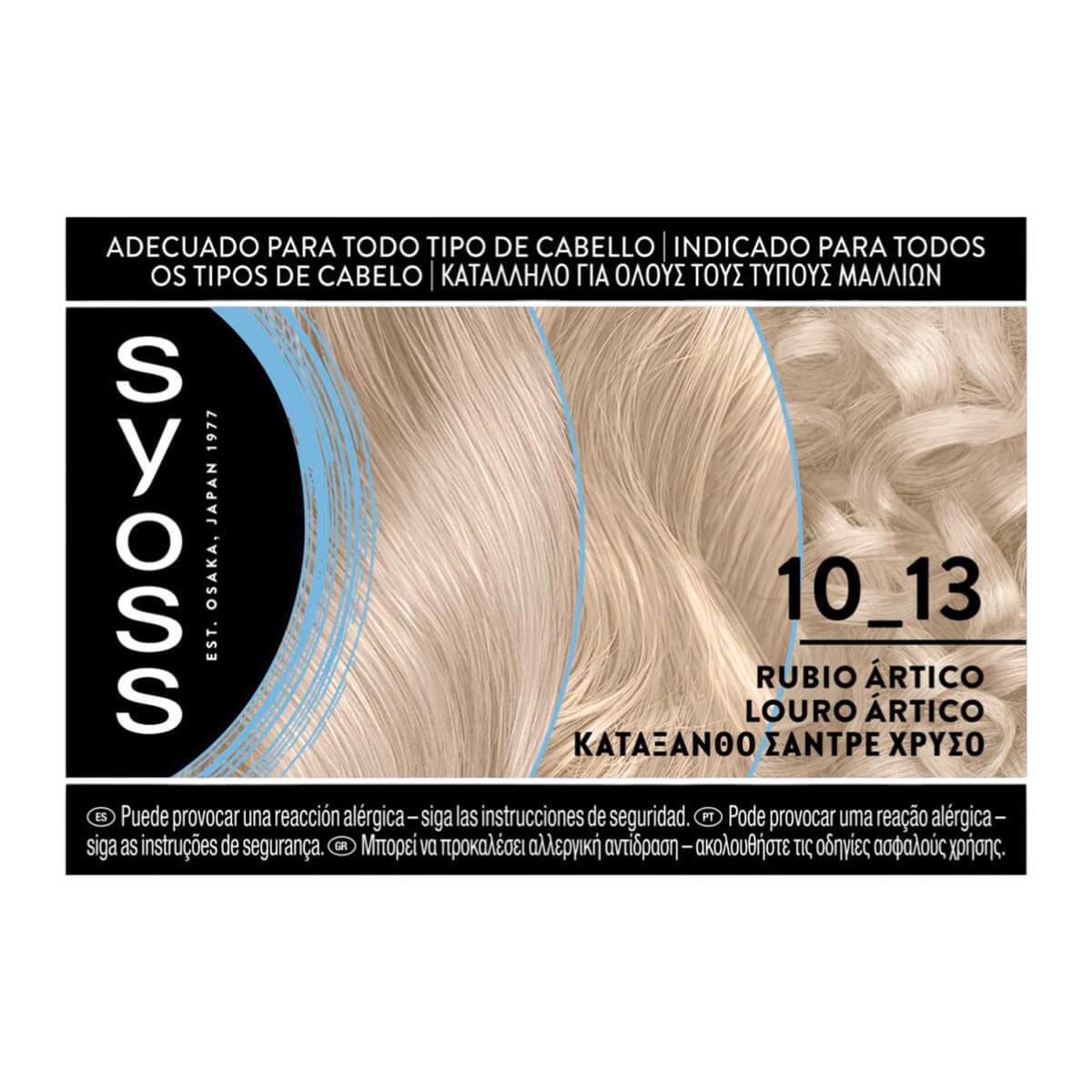 Permanent hair dye 10-13 arctic blond Syoss