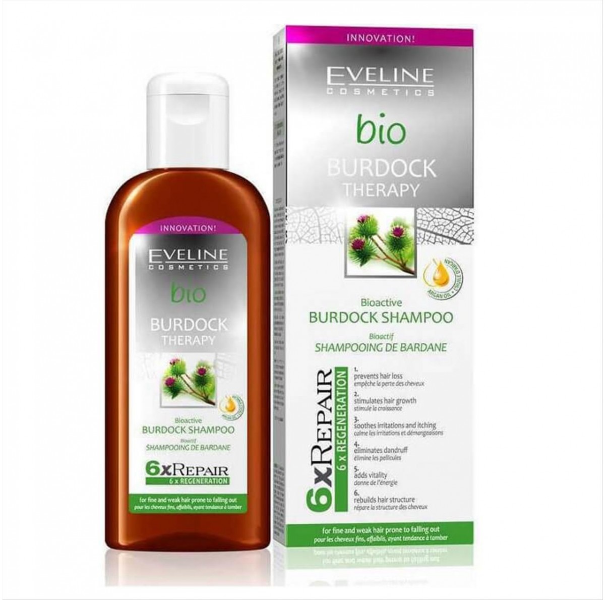 Eveline Bioactive Burdock Shampoo κατά της τριχόπτωσης 150ml