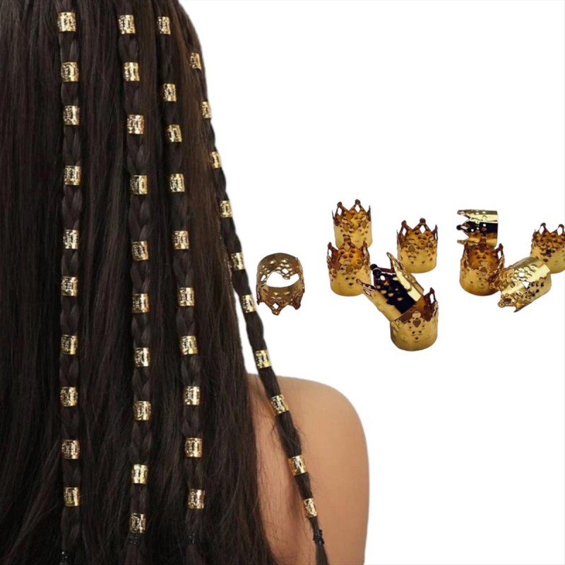 HA6 Gold Hair Decorations 10pcs