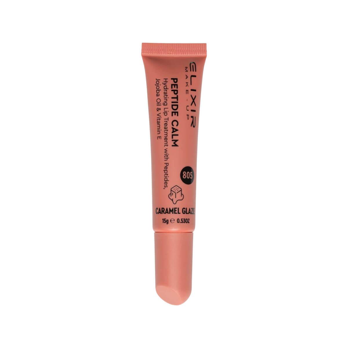 Lip treatment peptide calm 805 caramel glaze Elixir