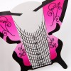 Butterfly Pink Nail Forms 60pcs