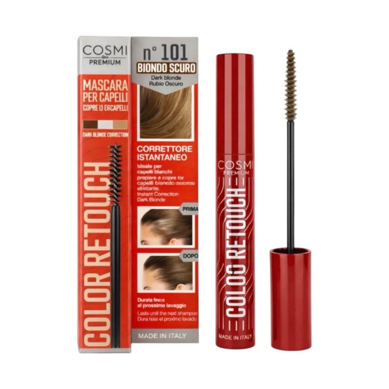 Μάσκαρα μαλλιών Ξανθό σκούρο 101 - 10ml Cosmi