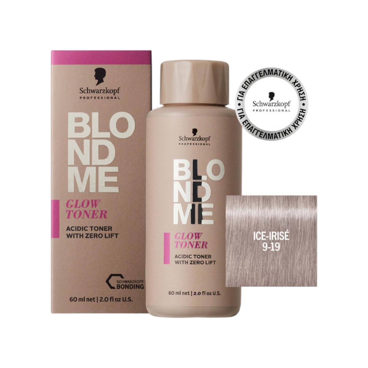 Blondme Glow Toner 9-19 Ice-Irisé 60ml Schwarzkopf