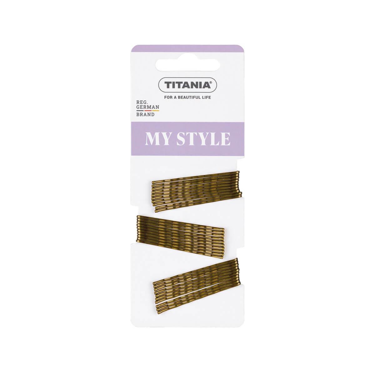 Bobby pins blonde 5cm 30pcs Titania