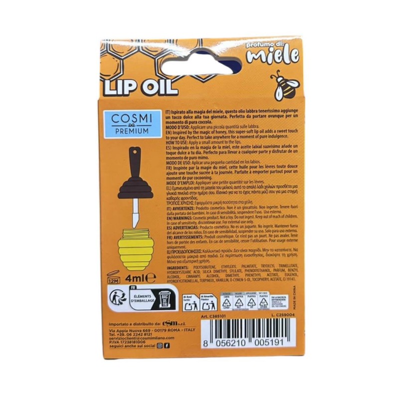 Lip oil honey 4ml Cosmi