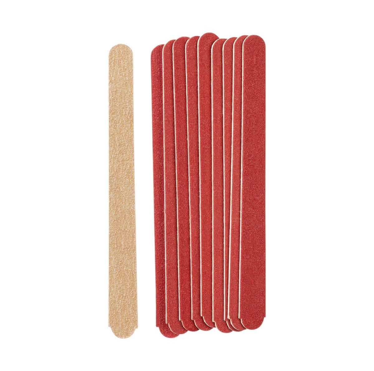 Staight slim paper nail file 120/150 11.5cm 10pcs Titania