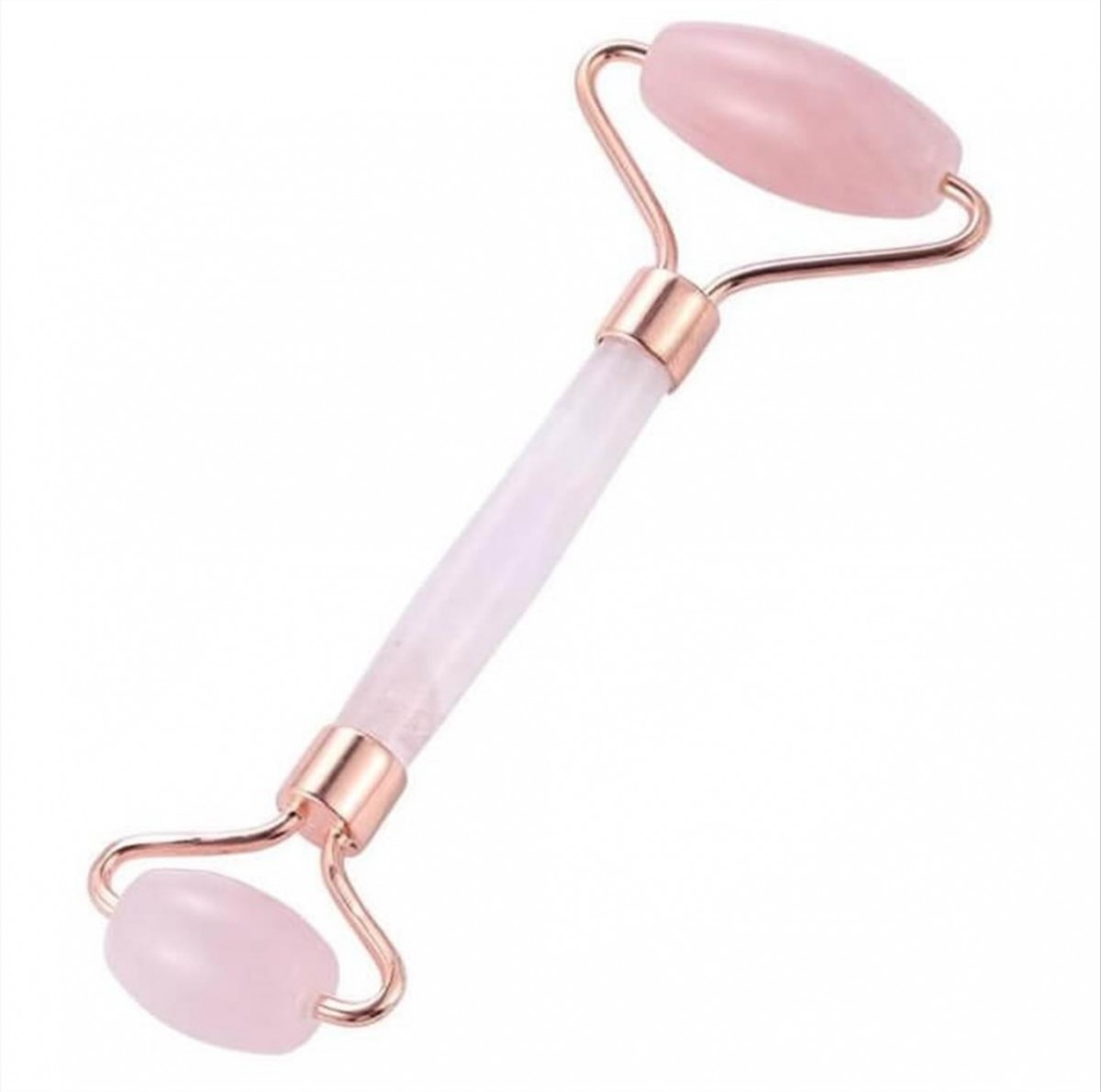 Ρολό Χαλαζία Για Μασάζ Προσώπου Rose Quartz Roller