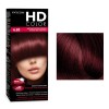 Σετ βαφής HD Color 4.65 καστανό έντονο κόκκινο 60ml Farcom