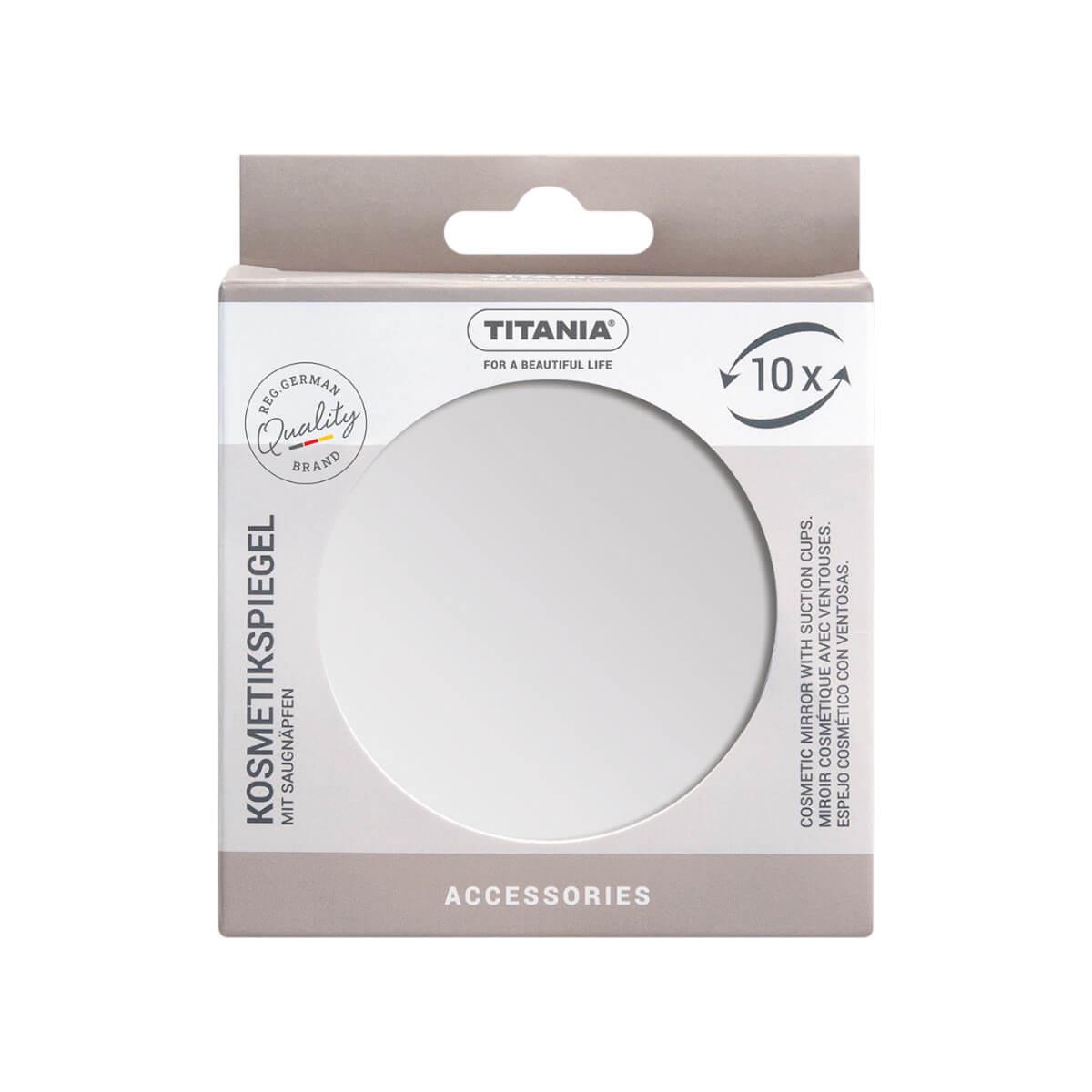 Magnifying mirror with suction cups 10X Titania