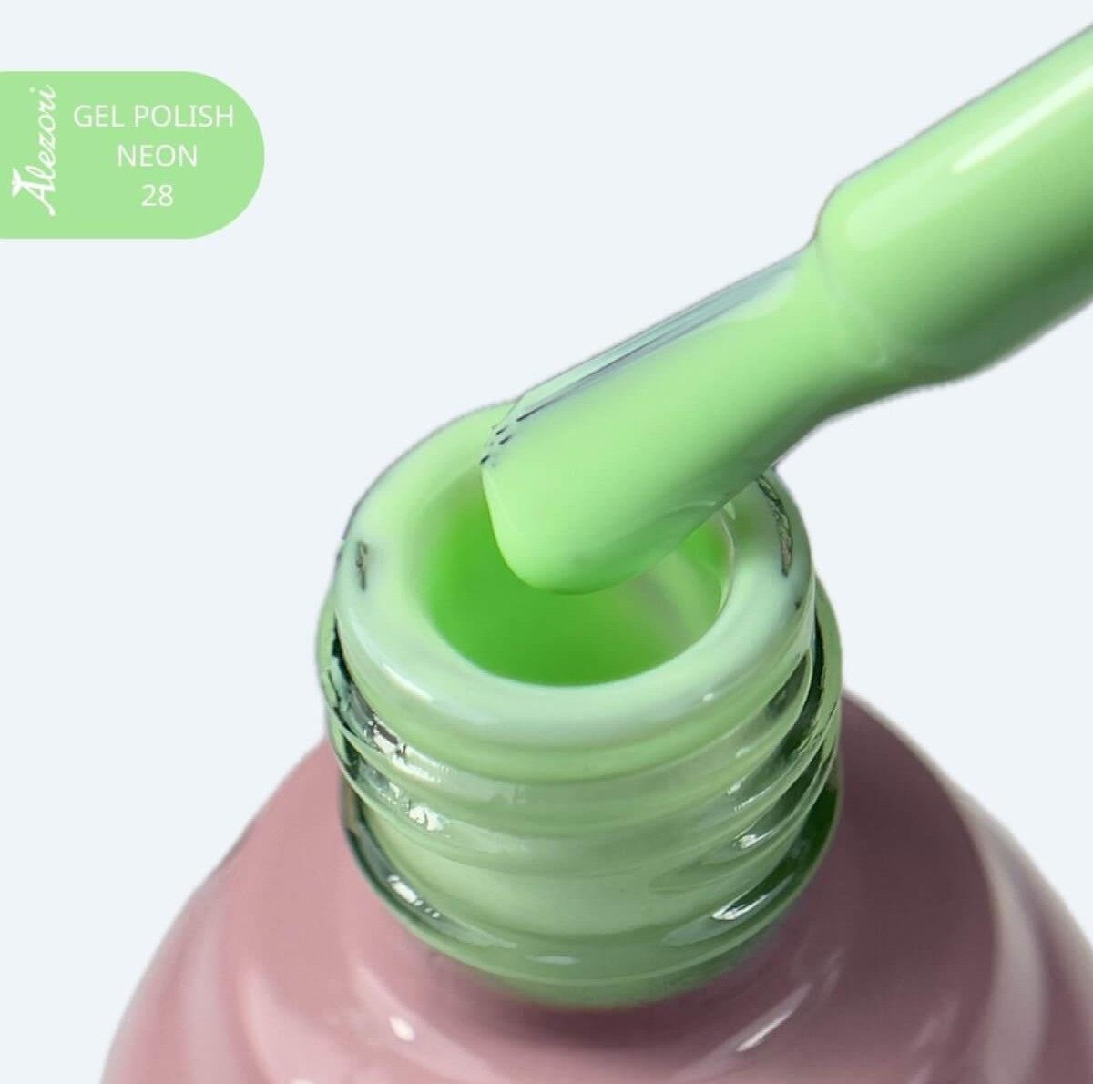 Alezori Semi-Permanent Gel Polish 28 Neon 15ml