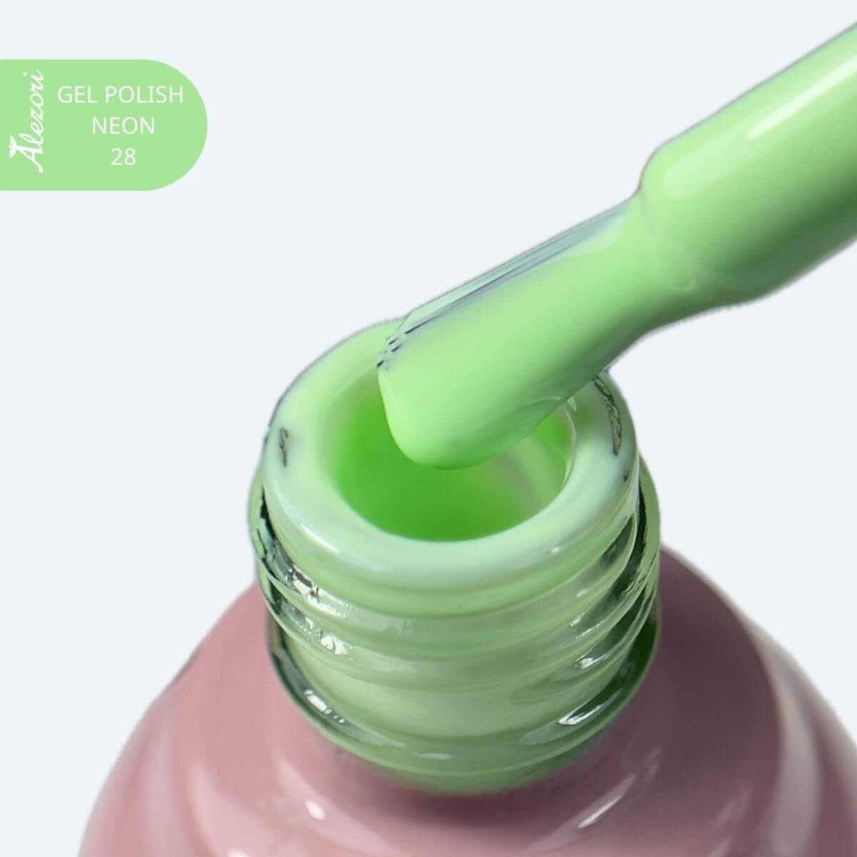 Alezori Semi-Permanent Gel Polish 28 Neon 15ml