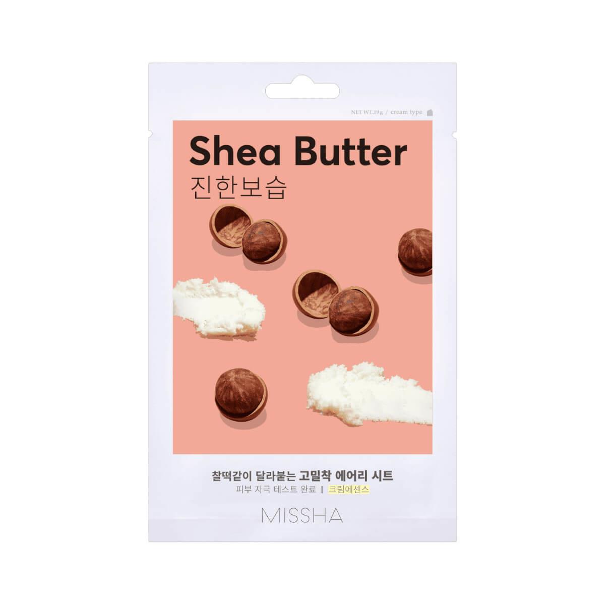 Airy fit sheet mask shea butter 19g Missha