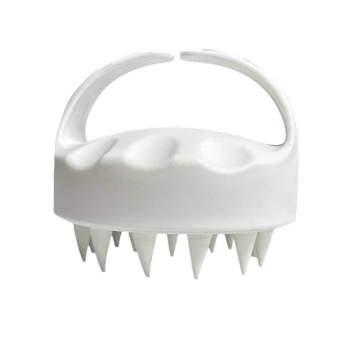Scalp massage brush with handle white Vepa