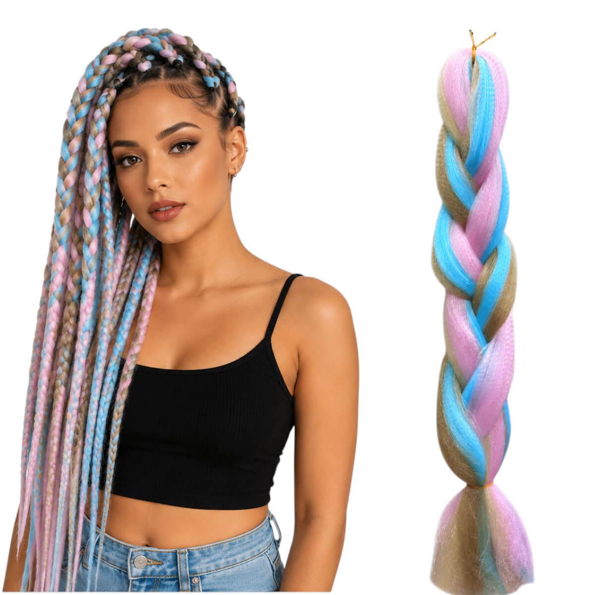 Μαλλιά για Ράστα Jumbo Braid D20 60cm