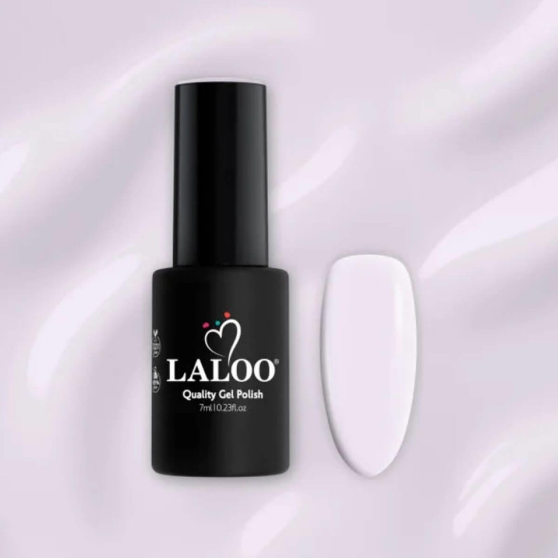 Ημιμόνιμο βερνίκι L423 λιλά παστέλ 7ml Laloo