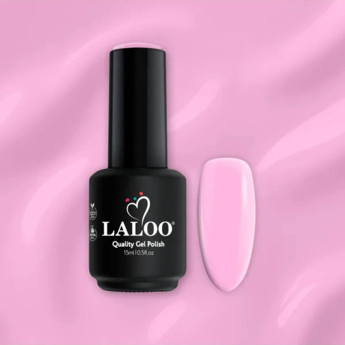 Semi-permanent gel polish 387 pink Laloo 15ml