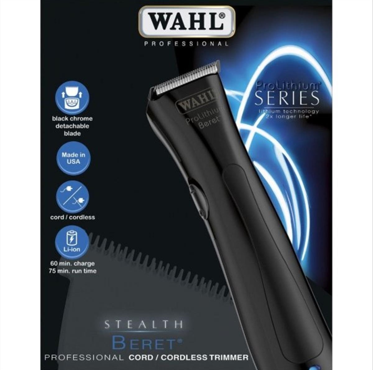 Hairn Clipper Wahl Beret Stealth 08841-1516