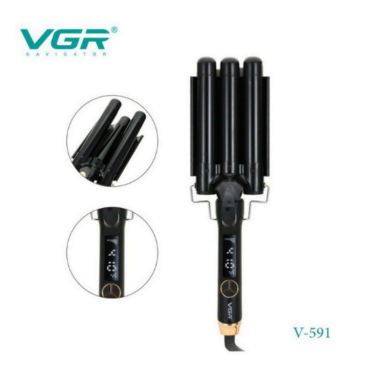 Μασιά Μαλλιών Τριπλή V-591 VGR