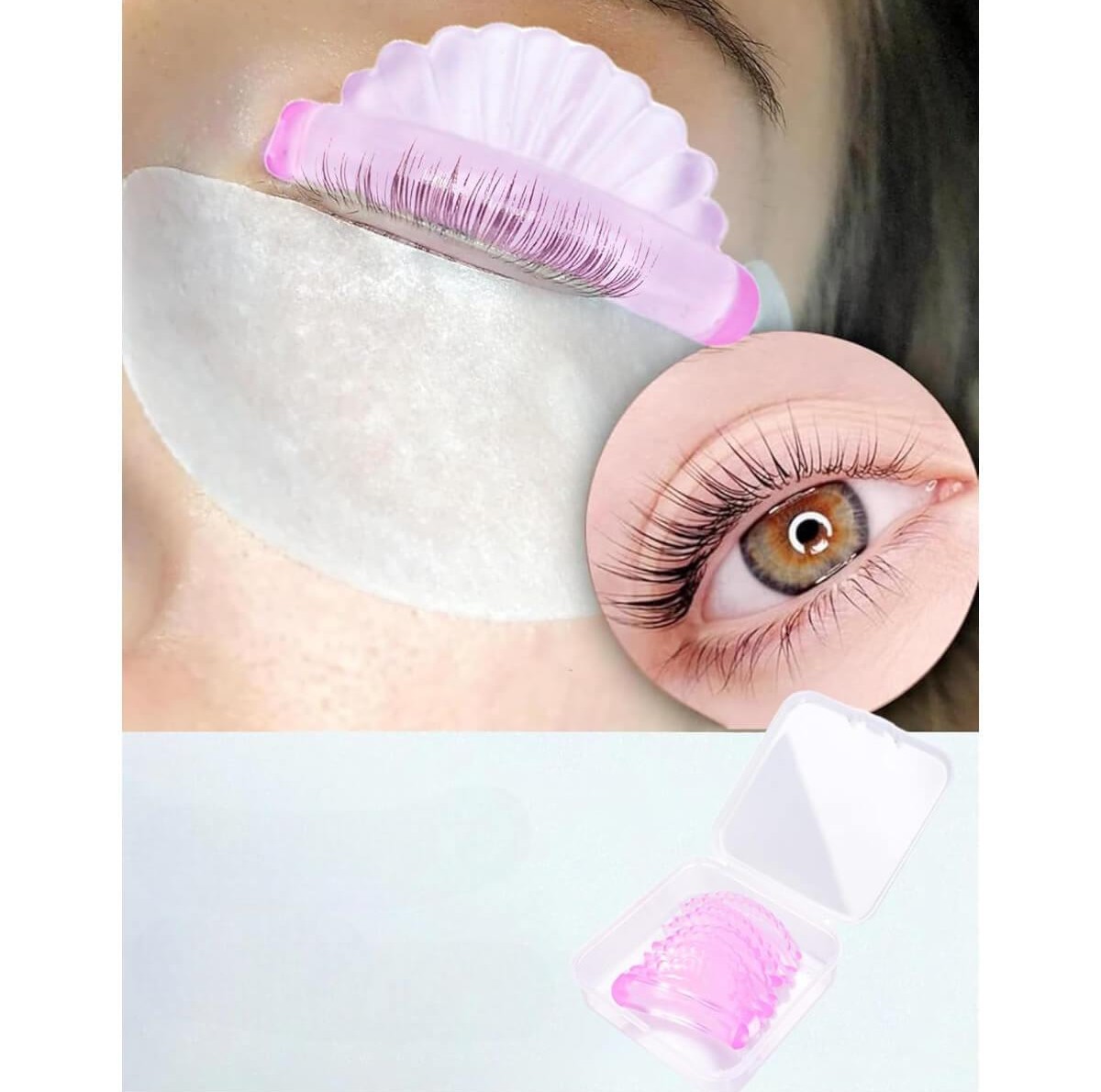 Coral Shape Glueless Silicon Shelds 5 pairs
