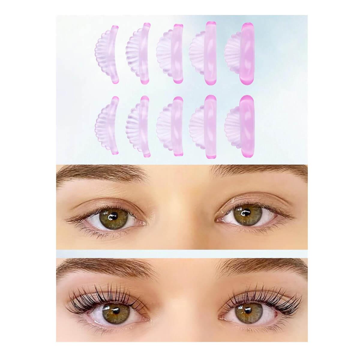 Coral Shape Glueless Silicon Shelds 5 pairs