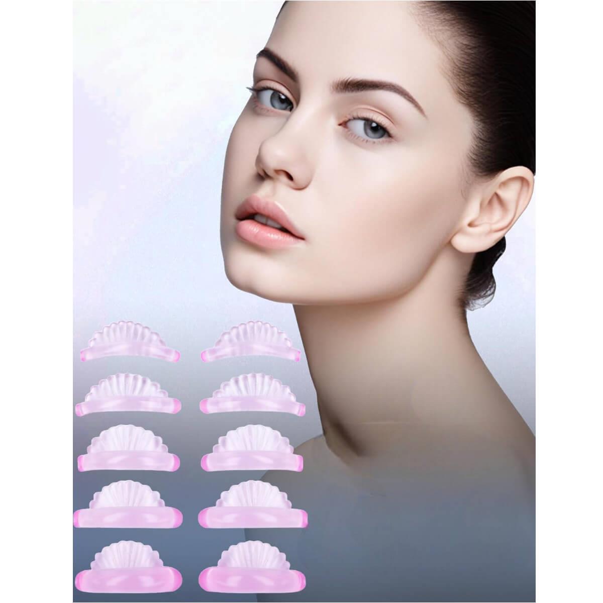 Coral Shape Glueless Silicon Shelds 5 pairs