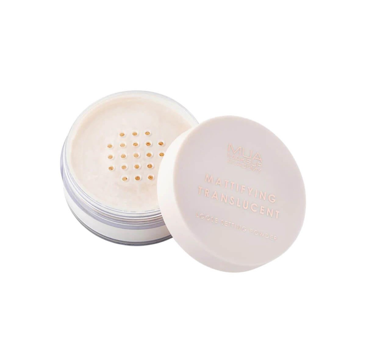 Loose setting powder mattifying translucent MUA