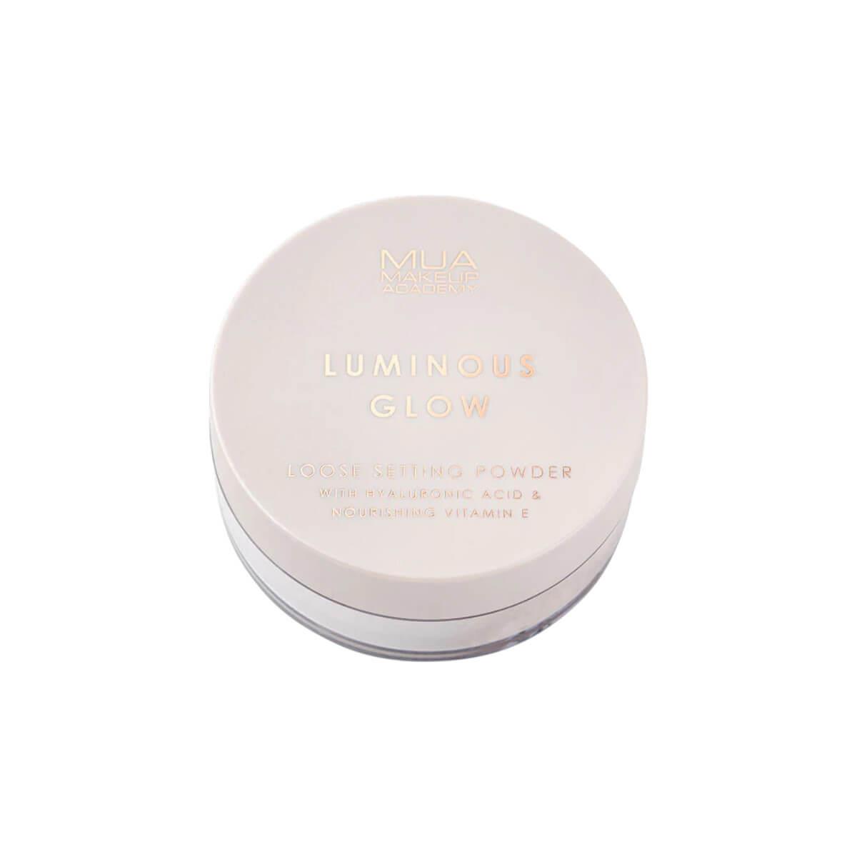 Loose setting powder luminous glow MUA