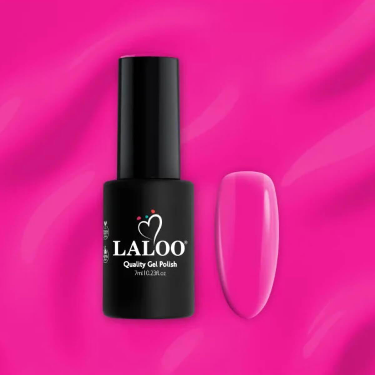 Ημιμόνιμο βερνίκι 388 φούξια έντονο 7ml Laloo