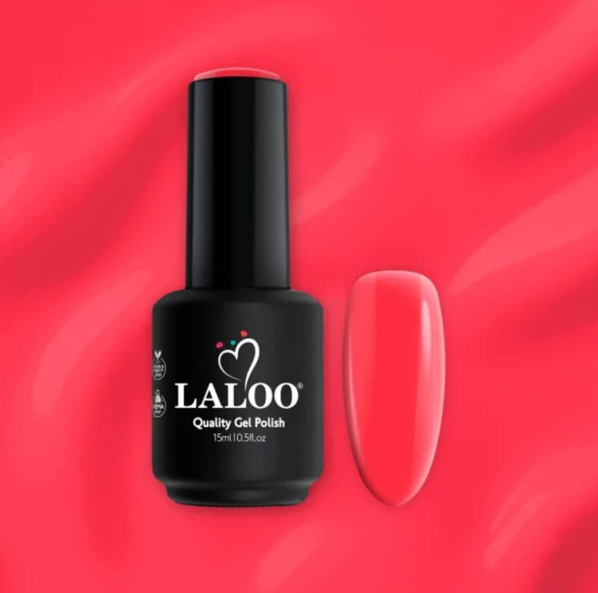 Ημιμόνιμο βερνίκι 611 tropical tango 15ml Laloo