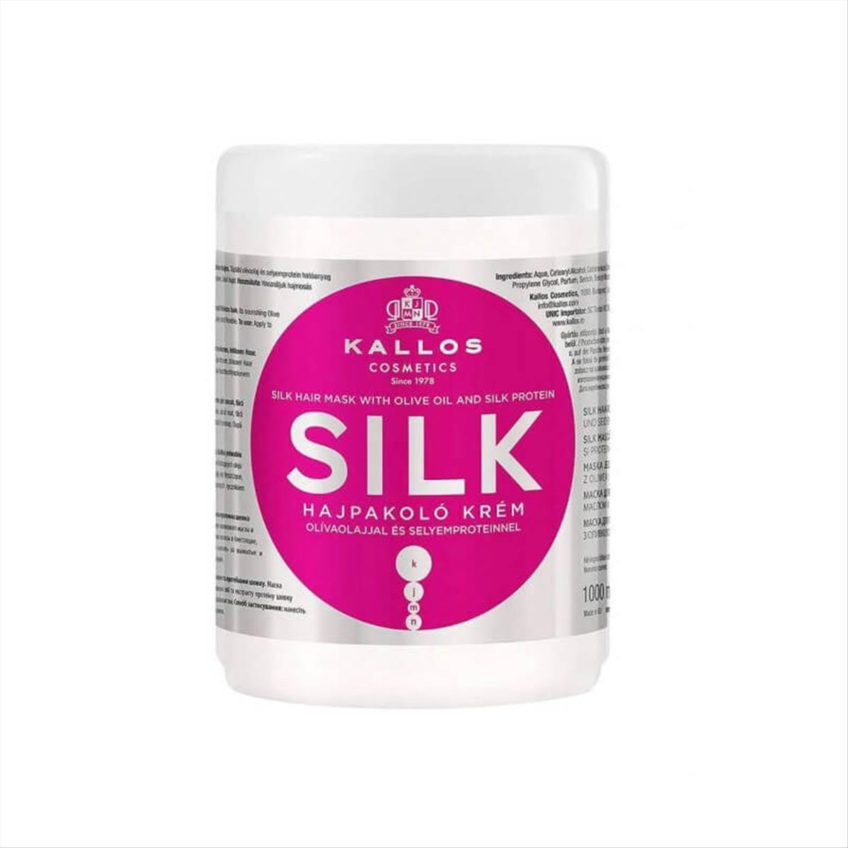 Μάσκα μαλλιών Kallos Silk 1000 ml