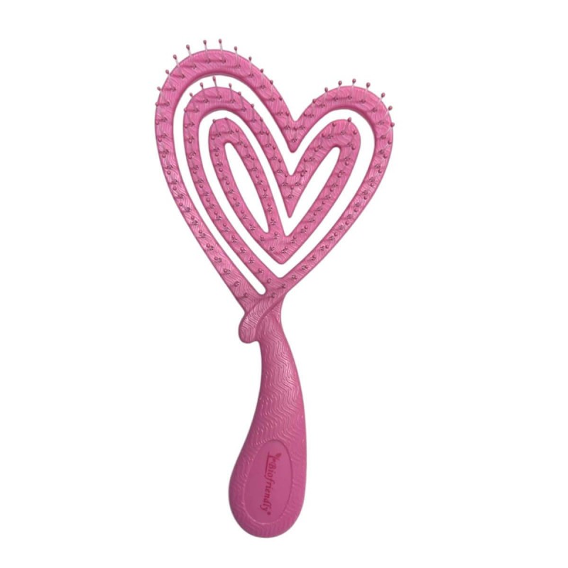 Βούρτσα μαλλιών αέρος big heart pink Biofriendly