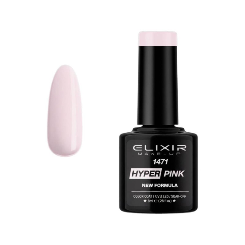 Ημιμόνιμο βερνίκι hyper 8ml Elixir