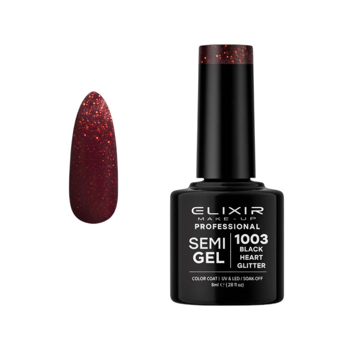 Ημιμόνιμο βερνίκι semigel 8ml Elixir