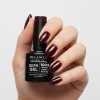 Ημιμόνιμο βερνίκι semigel 1003 black heart glitter 8ml Elixir