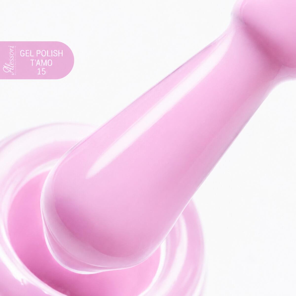 Alezori Ημιμόνιμο Βερνίκι Gel Polish 15 T'amo 15ml