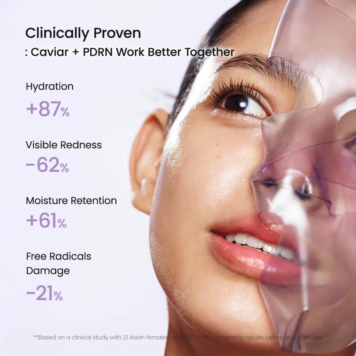 Rejuvenating caviar PDRN real deep mask 34g Biodance