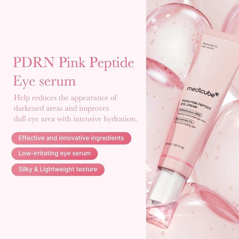 PDRN pink peptide eye cream 30ml Medicube